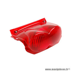 Feu arrière complet rouge adaptable pour scooter Mbk Ovetto 50 et Yamaha Neos 50 (OEM : 5AD-H4710-00)