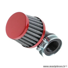 Filtre a air type kn coude Ø28/35 rouge
