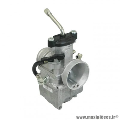 Carburateur Dellorto Dellorto boisseau plat - montage souple - sans graissage - starter à levier pour Scooter, Mécaboite, Mobylette, Maxi Scooter, Moto, Quad, karting