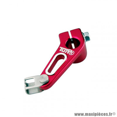 Biellette embrayage Alu Rouge Anodisé adaptable Derbi 50 Senda, GPR, Gilera 50 SMT, RCR Lighty