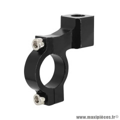 Collier rétroviseur alu diamètre 10 noir filetage pas à droite