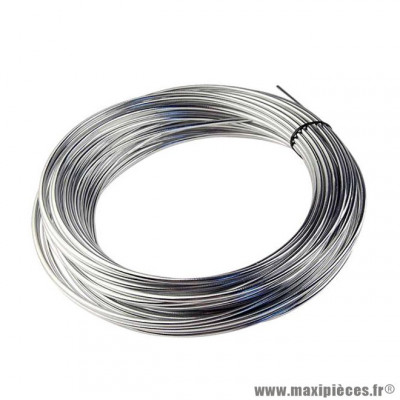 Gaine chrome Ø5mm rouleau de 25 mètres