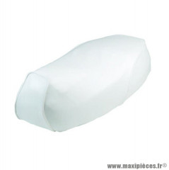 Housse de selle blanche pour scooter MBK 50 Booster et Yamaha 50 BWS 1999-2003