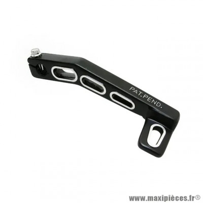 Kick alu lighty noir mat pour MBK 50 Booster, Nitro / Yamaha 50 BWS, Aerox