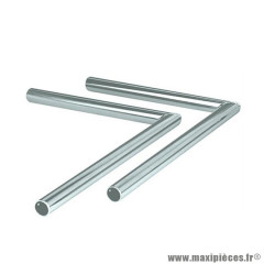 Paire de guidons acier chrome 22mm pour cyclo 103 MVL