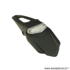 Support de plaque universel avec feu arrière à leds luxe transparent homologué CE