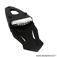 Support de plaque/garde boue/bavette arrière homologué CE avec feu transparent 9 leds