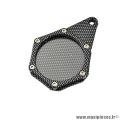 Support vignette assurance en aluminium imitation carbone