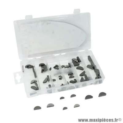 Assortiment de clavettes 80 pièces demi-lune