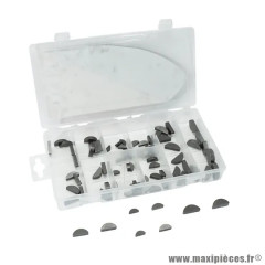 Assortiment de clavettes 80 pièces demi-lune