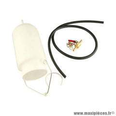 Réservoir auxiliaire d’atelier 1 litre avec robinet, durite et crochet de fixation
