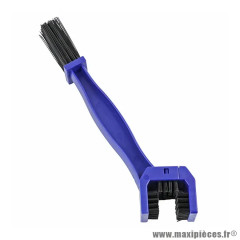 Brosse à chaine P2R brosse pinceau de nettoyage transmission bleu pour moto