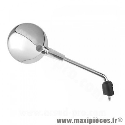 Rétroviseur droit chrome Piaggio 50-125cc Vespa Primavera 2013> (OEM : CM182102-CM261902)