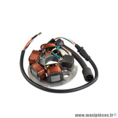 Stator allumage 5 pôles pour scooter Vespa PK sans batterie et maxiscooter 125cc Piaggio (référence origine : 199495)