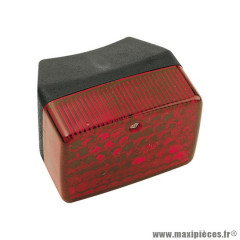 Feu arrière 103 RC/51 S Noir/Rouge pour Peugeot 103-MBK 51