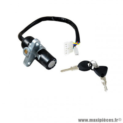 Contacteur à clé adaptable Derbi Senda / GPR / Aprilia RX / RS / Gilera SMT / RCR <2003