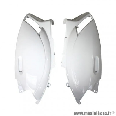 Capot moteur droit + gauche blanc pour scooter Piaggio Zip 50 2T AC / 4T