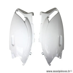 Capot moteur droit + gauche blanc pour scooter Piaggio Zip 50 2T AC / 4T
