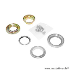 Jeu de direction adaptable 50 chinois GY6, 139 QMB - Kymco 50,125 Agility 2T-4T, Peugeot 50 V-Clic 4T, Baotian 50 BT49QT 4T, Sym 50 Orbit 4T