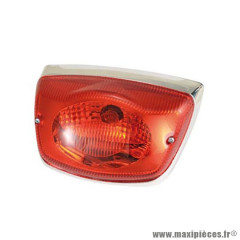 Feu arrière rouge homologué CE pour scooter 50-125cc Piaggio Vespa LX