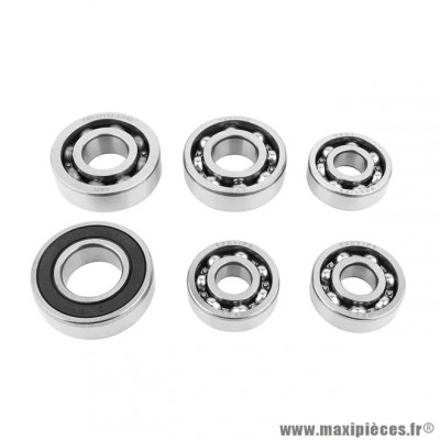 Roulement moteur 6 pièces pour scooter 50cc 4T GY6