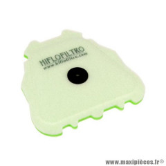 Filtre à air Hiflofiltro HFF4030 adaptable pour Yamaha 450 YZF 2018-2021, 450 WR F 2019-2021, 250 YZ F 2019-2021, 250 WR F 2020-2021