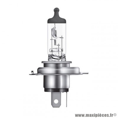 Ampoule 12V 60-55W H4 culot P43T blanc (projecteur)