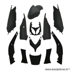 Kit carrosserie 12 pièces noir mat pour maxi-scooter Yamaha TMAX 500cc 2001-2007