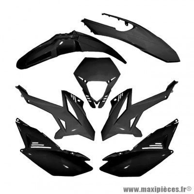 Kit carrosserie 7 pièces noir pour Beta 50 RR 2012-2022