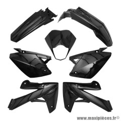 Kit carrosserie 7 pièces noir Rieju MRT 50 2009+