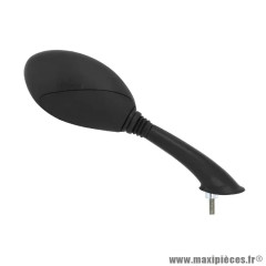 Rétroviseur droit CM027005 noir adaptable pour scooter Piaggio 50-125 Fly 2005-2011 et Derbi 50-125 Boulevard 2009-2014