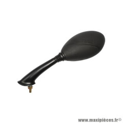 Rétroviseur gauche noir adaptable Piaggio 50-125 Fly 2005-2015, Derbi 50-125 Boulevard 2009-2016 (OEM : CM027001)