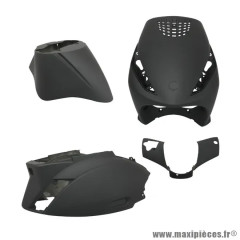 Kit carrosserie noir mat 4 pièces pour scooter Piaggio Zip 50 après 2000