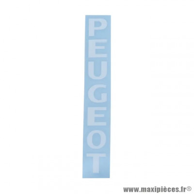 Autocollant blanc fourche 218x35mm