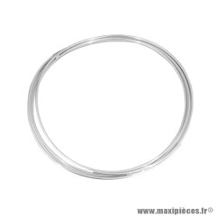 Jonc plastique réservoir chrome hauteur 10mm rouleau 5 mètres