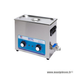 Nettoyeur-bac ultrasons professionnel 6L 180 Watts avec vanne de vidange