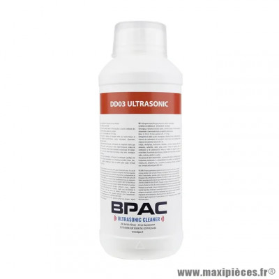 Detergent nettoyeur-bac ultrasons professionnel DD03 1L (dégraisse + désoxyde - produit surpuissant)