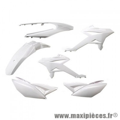 Carrosserie 6 pièces blanc pour Beta 50 RR 2012-2020