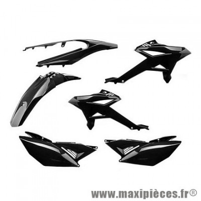 Carrosserie 6 pièces noir pour Beta 50 RR 2012-2020