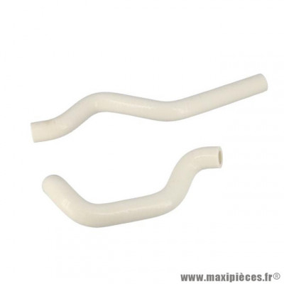 Durite de refroidissement silicone blanc pour Rieju MRT, Beta RR, Sherco SM