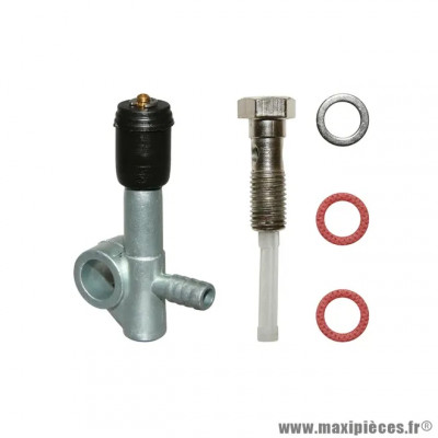 Robinet d'essence adaptable A tirette pour cyclomoteur MBK 88
