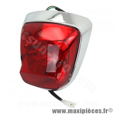 Feu arrière 33700-ALA-000 pour Scooter SYM FIDDLE 50 4T 2008-2022 et 125 2008-2014