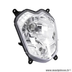 Optique OPÉRA DE PHARE adaptable SYM ORBIT 2 50-125CC 2T ET 4T 2010-2020 (OEM : 33100-ABA-0001)