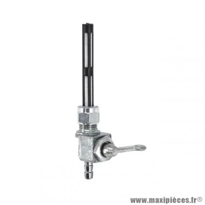 Robinet essence universel M12 avec durite 6 mm (réserve sortie essence dessous)
