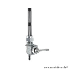 Robinet essence universel M12 avec durite 6 mm (réserve sortie essence dessous)