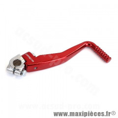 Kick de démarrage HQ rouge anodisé pour Minarelli 50 AM6, Beta 50 RR, Yamaha 50 DT, Peugeot 50 XPS, Generic 50 Trigger, CPI 50 SM, Sherco 50 SM-R, SE-R