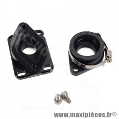 Kit pipe d'admission Racing 12-21 mm Carezni pour Derbi AM6 (carburateur PWK 21-24 mm)