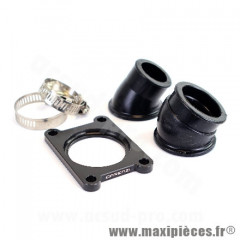 Pipe d'admission orientable 360° Carezni 24-32 mm pour Derbi Senda Euro2 Euro3 Euro4