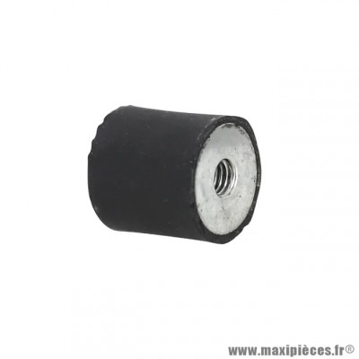 Silentbloc d'échappement M6 femelle-femelle (20x20 mm)