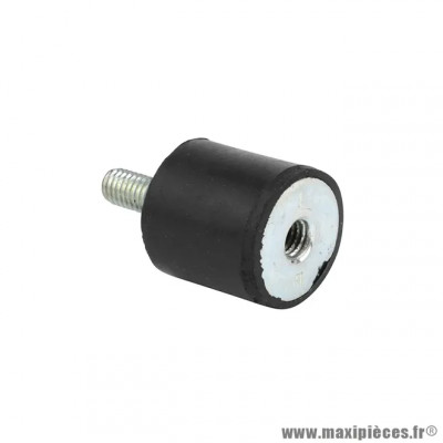 Silentbloc d'échappement M6 femelle-mâle 20x20 mm